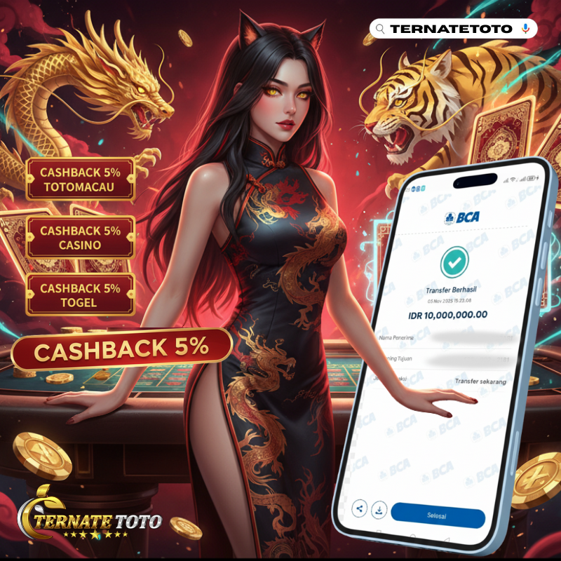 TERNATETOTO - MENANG CASINO DRAGON TIGER Rp.10,000,000,-